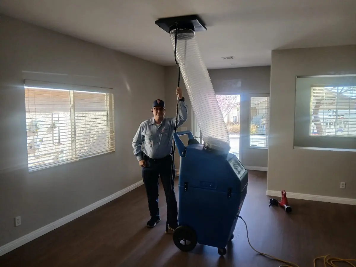 Professional Dryer Vent Cleaning work inside a Yuma home